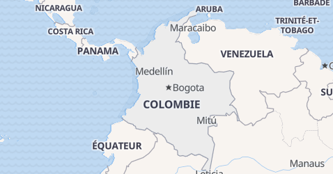 Carte de Colombie