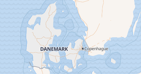 Carte de Danemark