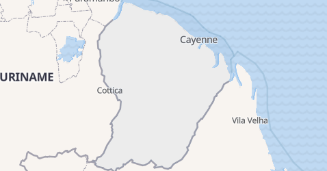 Carte de Guyane (France)