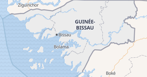 Carte de Guinée-Bissau