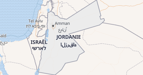 Carte de Jordanie