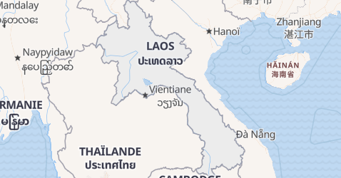 Carte de Laos