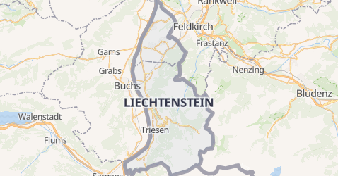 Carte de Liechtenstein