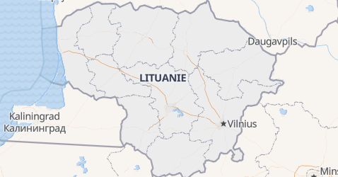 Carte de Lituanie