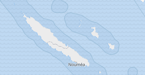 Carte de Nouvelle-Calédonie