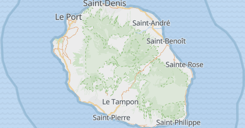 Carte de Réunion