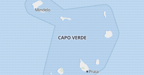 Mappa di Capo Verde