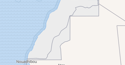 Mappa di Sahara occidentale