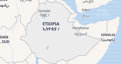 Mappa di Etiopia