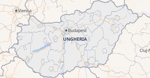 Mappa di Ungheria