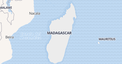Mappa di Madagascar