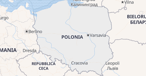 Mappa di Polonia