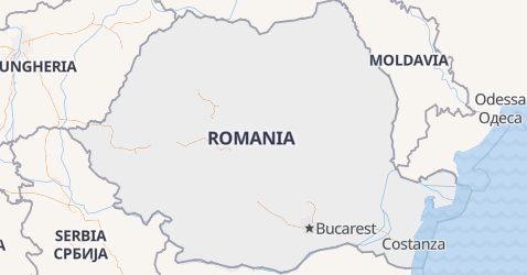 Mappa di Romania