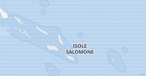 Mappa di Salomone Isole