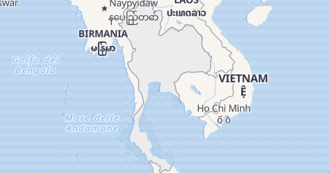Mappa di Tailandia
