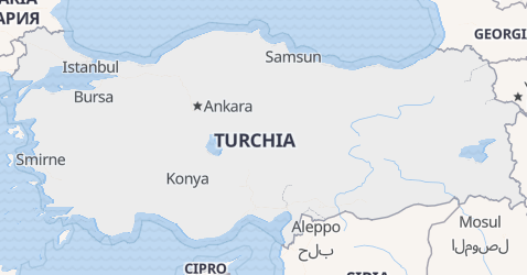 Mappa di Turchia