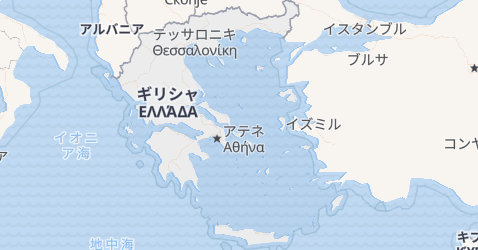 ギリシャ地図