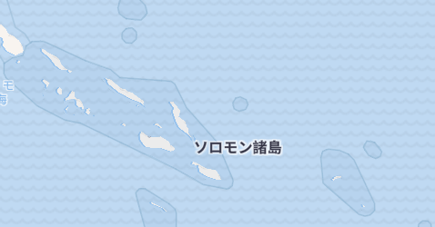ソロモン諸島地図