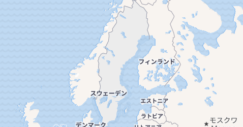 スウェーデン地図