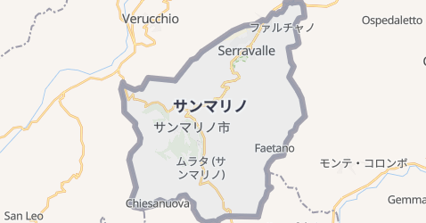 サンマリノ地図