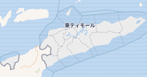 東チモール地図
