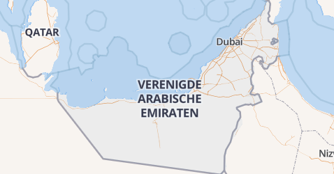 Verenigde Arabische Emiraten kaart
