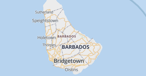 Barbados kaart