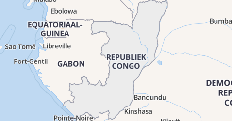 Republiek Congo kaart