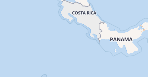 Costa Rica kaart