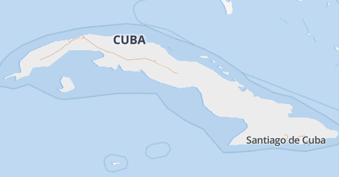 Cuba kaart