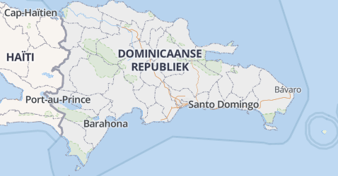 Dominicaanse Republiek kaart