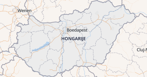 Hongarije kaart