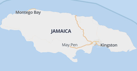 Jamaica kaart