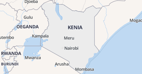 Kenia kaart