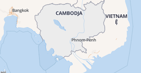 Cambodja kaart