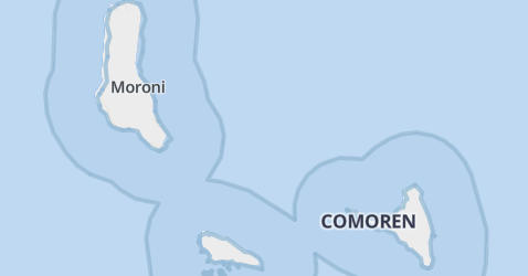 Comoren kaart