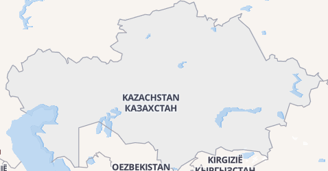 Kazachstan kaart