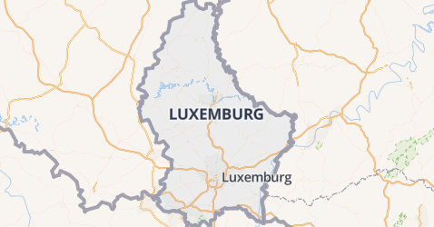 Luxemburg kaart