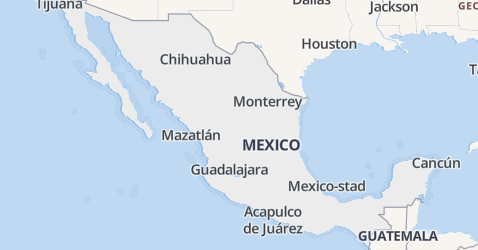 Mexico kaart