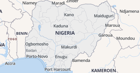 Nigeria kaart