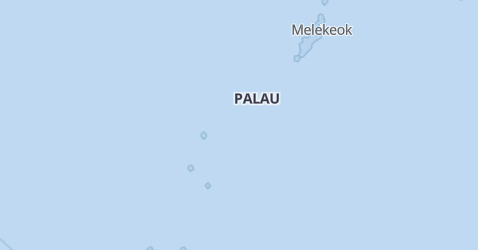 Palau kaart