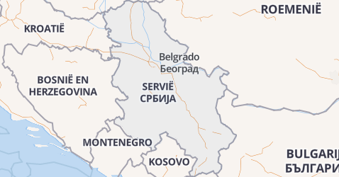 Servië kaart