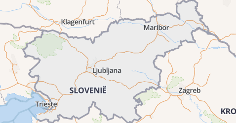 Slovenië kaart