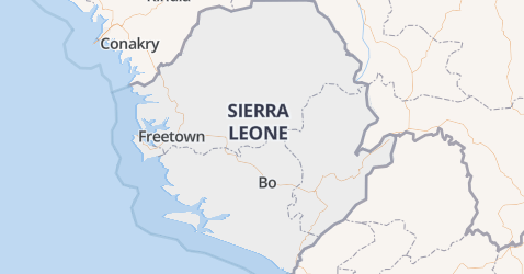 Sierra Leone kaart