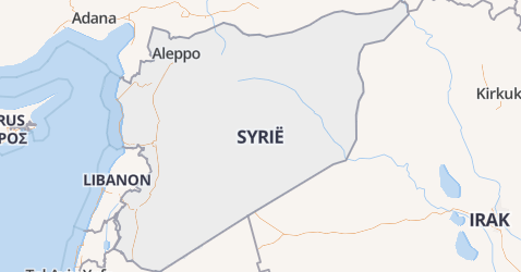 Syrië kaart