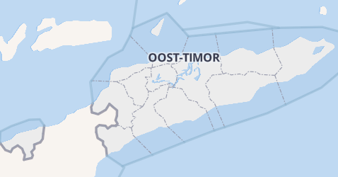Oost-Timor kaart