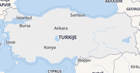 Turkije kaart