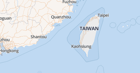 Taiwan kaart