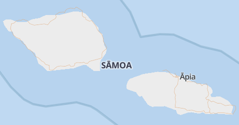 Samoa kaart