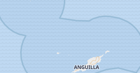 Anguilla - szczegółowa mapa